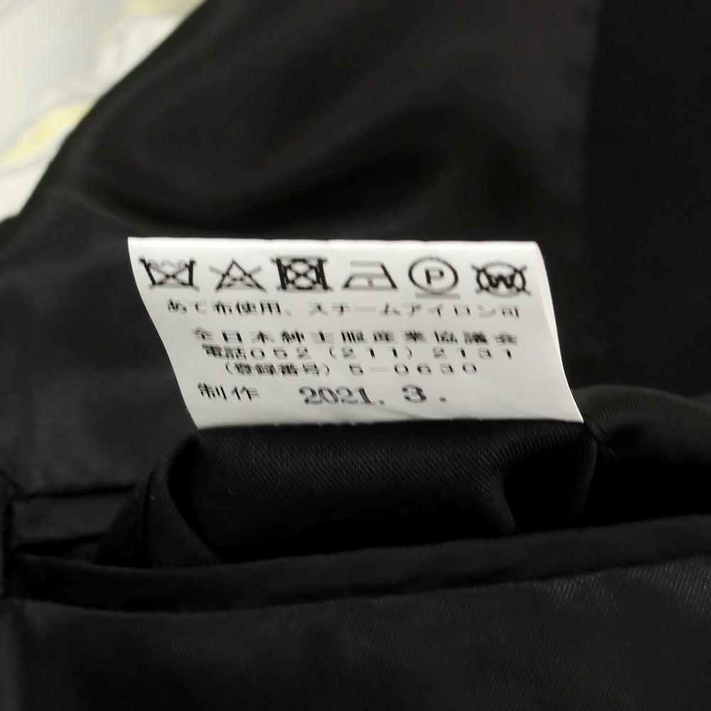 [Used] [Unused] Other Brands Canonico MOHAIR QUATTORO Wool Mohair 3 Button Suit Black [46th] [Condition Rank S] [Men&