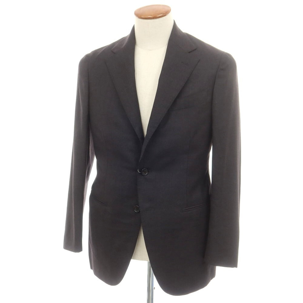 【中古】【未使用】タイユアタイ TIE YOUR TIE ウール テーラードジャケット ダークグレー【 46 】【 状態ランクS 】【 メンズ 】