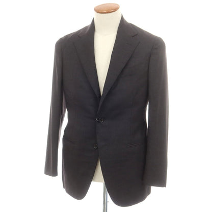 【中古】【未使用】タイユアタイ TIE YOUR TIE ウール テーラードジャケット ダークグレー【 46 】【 状態ランクS 】【 メンズ 】