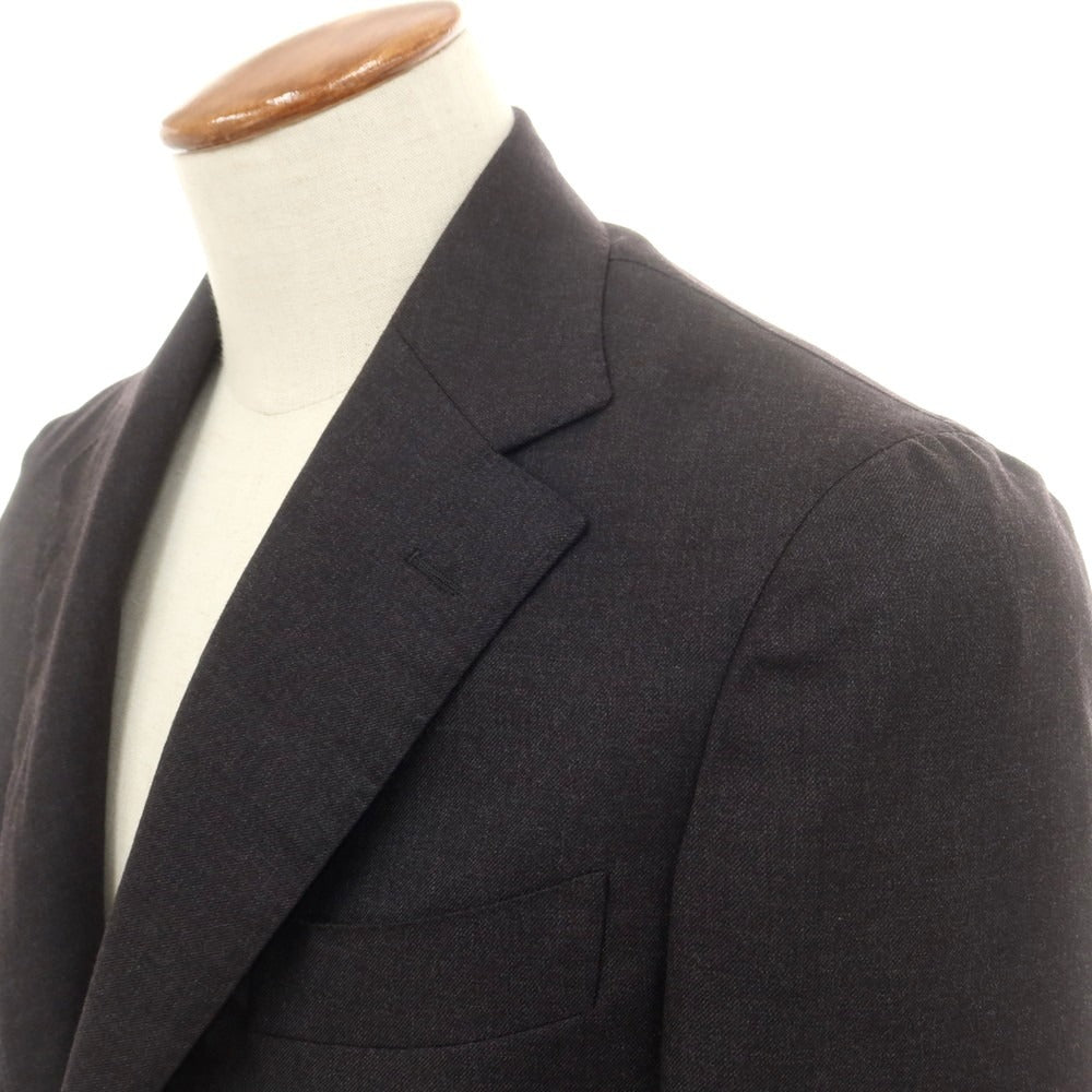 【中古】【未使用】タイユアタイ TIE YOUR TIE ウール テーラードジャケット ダークグレー【 46 】【 状態ランクS 】【 メンズ 】