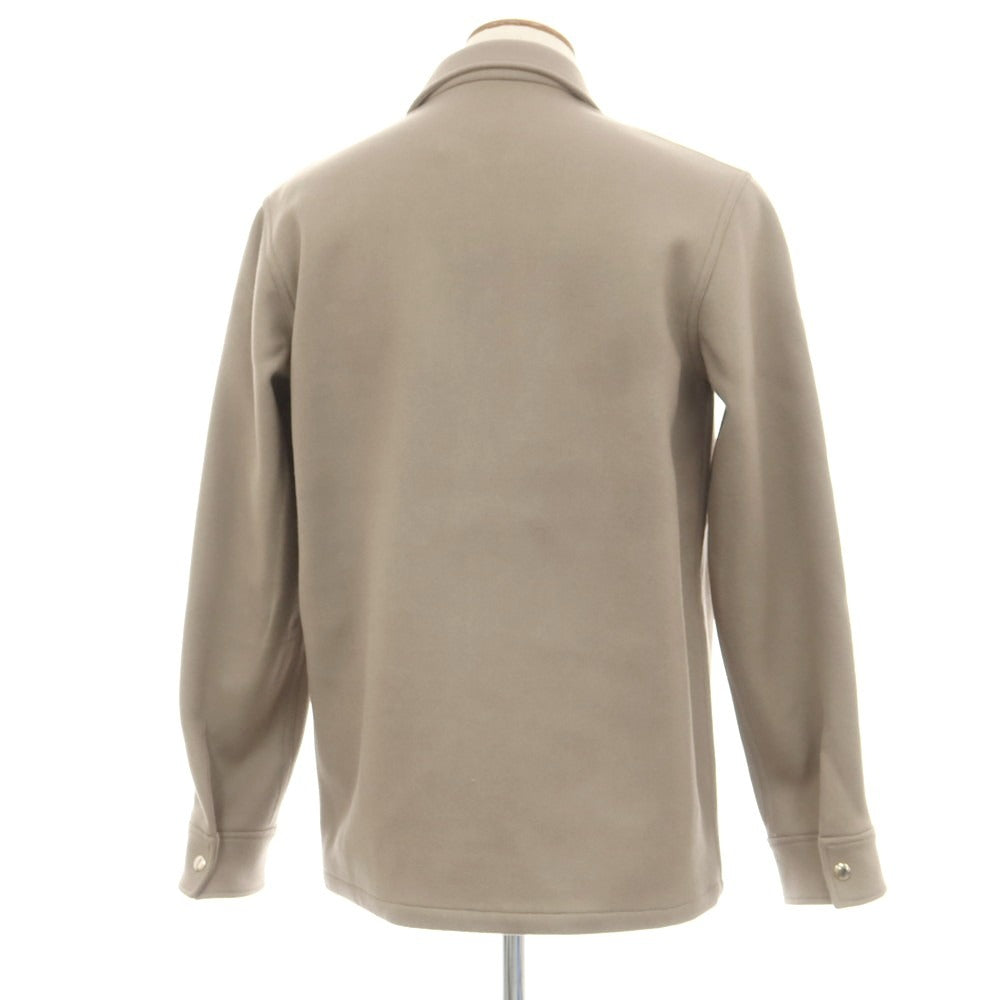 【中古】ラ テッラ LA TERRA ウール シャツブルゾン グレージュ【 2 】【 状態ランクA 】【 メンズ 】