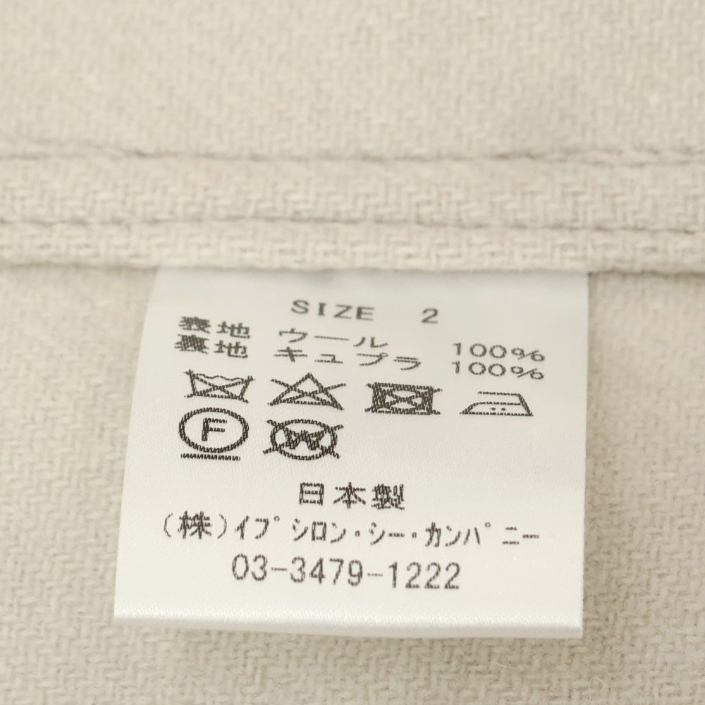 【中古】ラ テッラ LA TERRA ウール シャツブルゾン グレージュ【 2 】【 状態ランクA 】【 メンズ 】