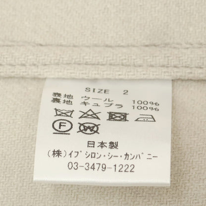 【中古】ラ テッラ LA TERRA ウール シャツブルゾン グレージュ【 2 】【 状態ランクA 】【 メンズ 】