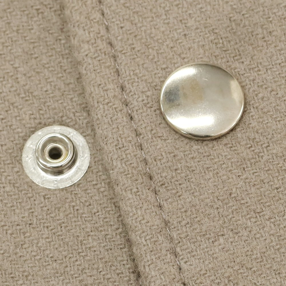 【中古】ラ テッラ LA TERRA ウール シャツブルゾン グレージュ【 2 】【 状態ランクA 】【 メンズ 】