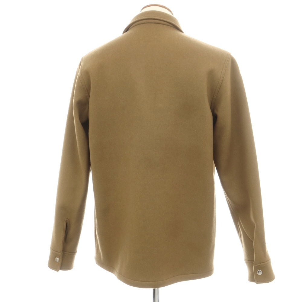 【中古】ラ テッラ LA TERRA ウール シャツブルゾン カーキ【 サイズ2 】【 状態ランクA 】【 メンズ 】 [CPD]