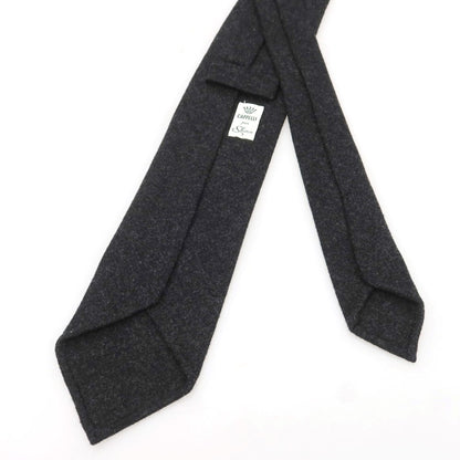 [Used] EGCAPPELLI Sharon special order wool plain tie charcoal gray [Condition rank A] [Men&