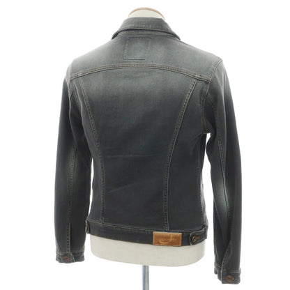 【中古】ヤコブコーエン JACOB COHEN J8032 ストレッチ ジージャン デニムジャケット グレーブラック【 XS 】【 状態ランクB 】【 メンズ 】