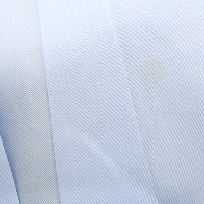 【中古】メイカーズシャツ カマクラ Makers Shirt 鎌倉 コットン系 セミワイドカラー ドレスシャツ ライトブルー【 表記なし（M位） 】【 状態ランクC 】【 メンズ 】