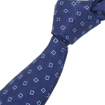 [Used] Emporio Armani EMPORIO ARMANI Silk Small Pattern Necktie Navy x Blue [Condition Rank B] [Men&
