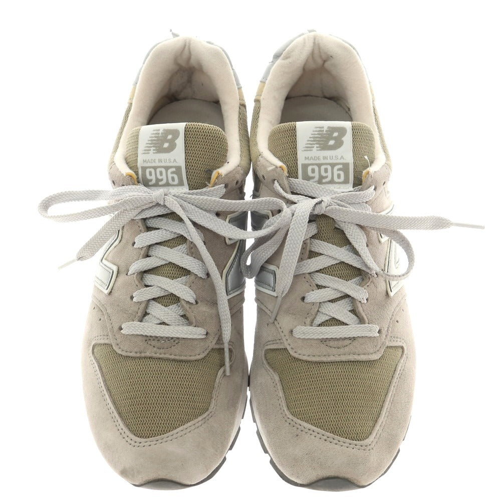 【中古】ニューバランス NEW BALANCE M996 MADE IN USA スニーカー グレー系【 27cm 】【 状態ランクC 】【 メンズ 】
