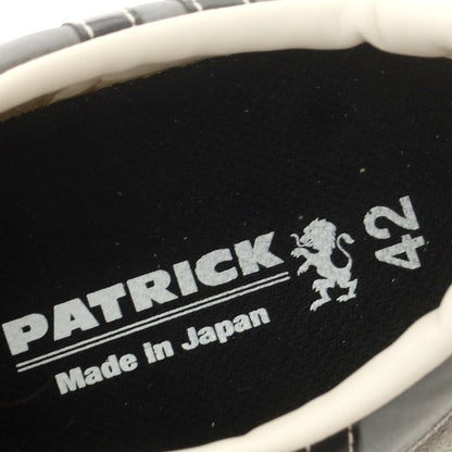 【中古】パトリック PATRICK スエード×ナイロン スニーカー グレー【 42 】【 状態ランクB 】【 メンズ 】