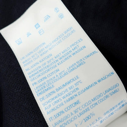 [Used] John Smedley JOHN SMEDLEY High gauge Sea Island cotton short sleeve polo knit navy [M] [Condition rank A] [Men&