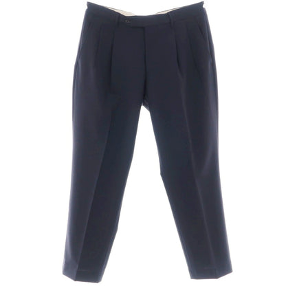 [Used] BERWICH Stretch Wool Dress Slacks Pants Navy [46] [Condition Rank A] [Men&