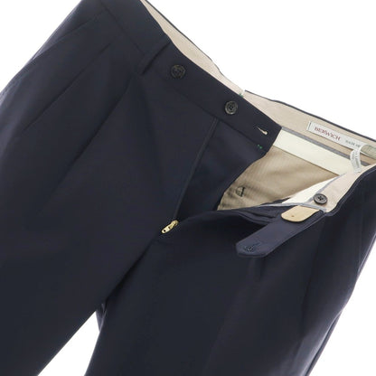 [Used] BERWICH Stretch Wool Dress Slacks Pants Navy [46] [Condition Rank A] [Men&
