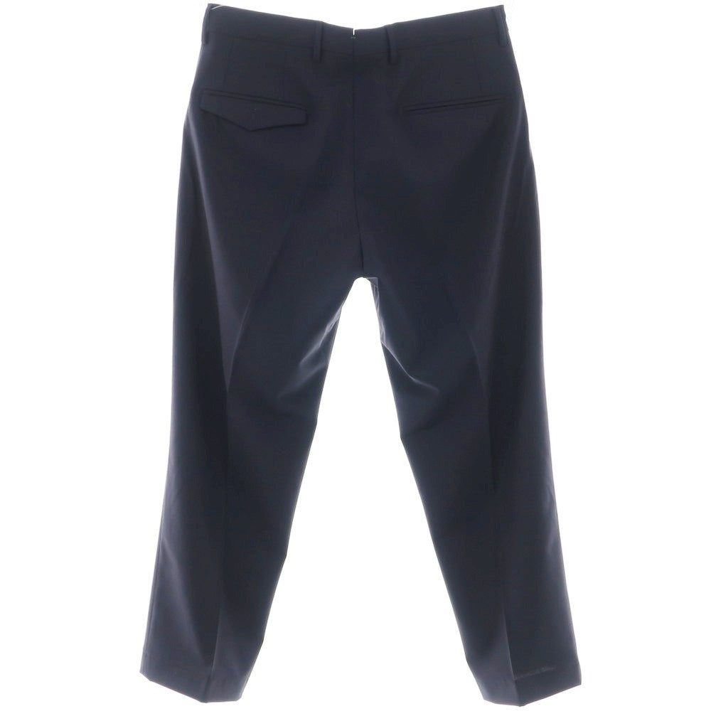 [Used] BERWICH Stretch Wool Dress Slacks Pants Navy [46] [Condition Rank A] [Men&
