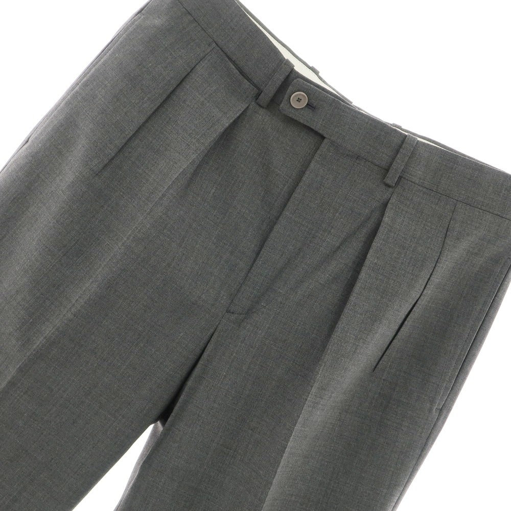 [Used] Bernard Zins BERNARD ZINS BEAMS F special order VOYAGE stretch polyester wool dress slacks pants grey [40] [Condition rank A] [Men&