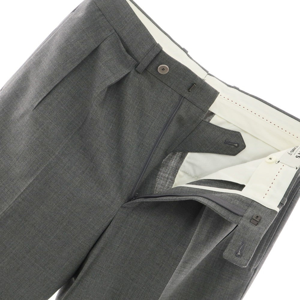 [Used] Bernard Zins BERNARD ZINS BEAMS F special order VOYAGE stretch polyester wool dress slacks pants grey [40] [Condition rank A] [Men&