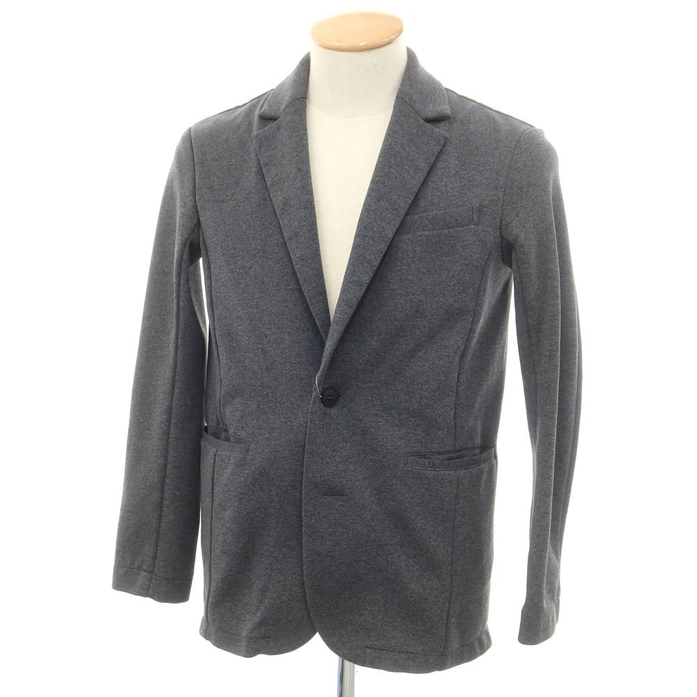 【中古】ファクトリエ Factelier ポリエステルジャージー カジュアルジャケット グレー【 S 】【 状態ランクB 】【 メンズ 】