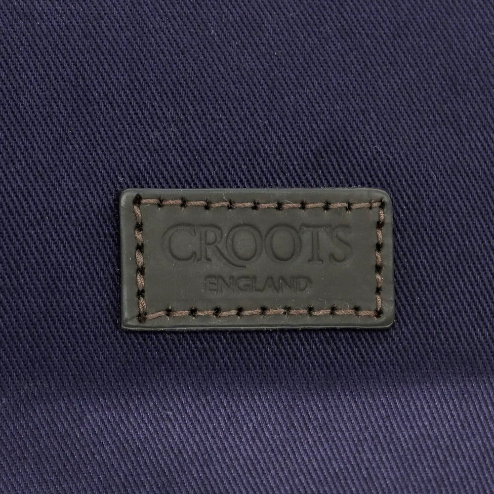 【中古】クルーツ CROOTS ゴム引きコットン トートバッグ ネイビーxブラウン【 状態ランクA 】【 メンズ 】