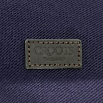 【中古】クルーツ CROOTS ゴム引きコットン トートバッグ ネイビーxブラウン【 状態ランクA 】【 メンズ 】