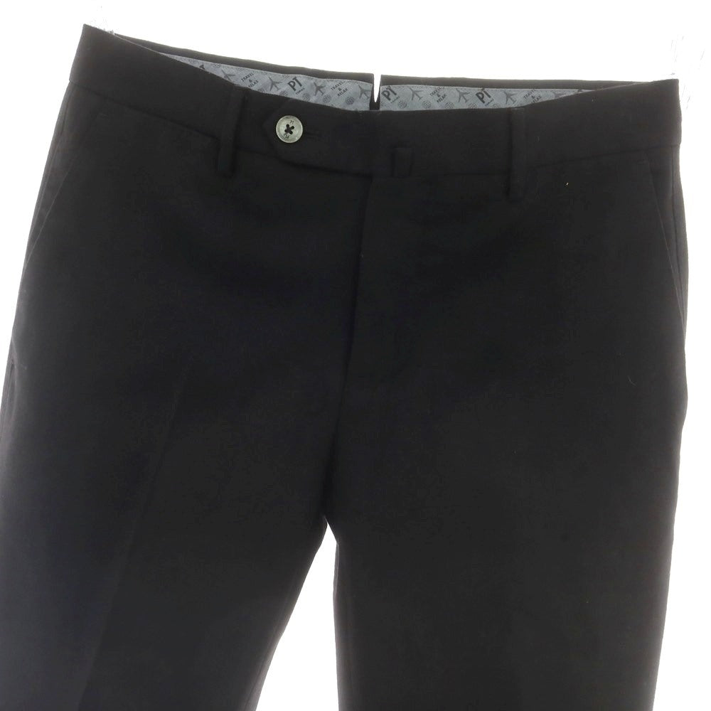 【中古】ピーティートリノ PT TORINO ストレッチ ウールポリエステル ドレススラックスパンツ ブラック【 44 】【 状態ランクB 】【 メンズ 】