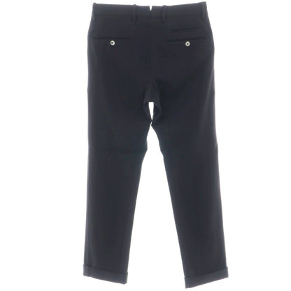 [Used] PT TORINO Rayon Nylon Jersey Casual Slacks Pants Black [44] [Condition Rank B] [Men&