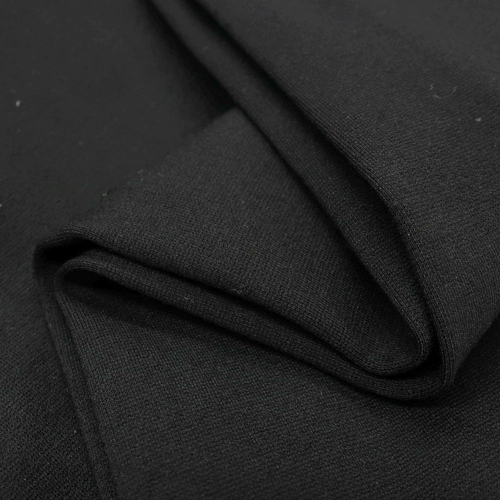 [Used] PT TORINO Rayon Nylon Jersey Casual Slacks Pants Black [44] [Condition Rank B] [Men&