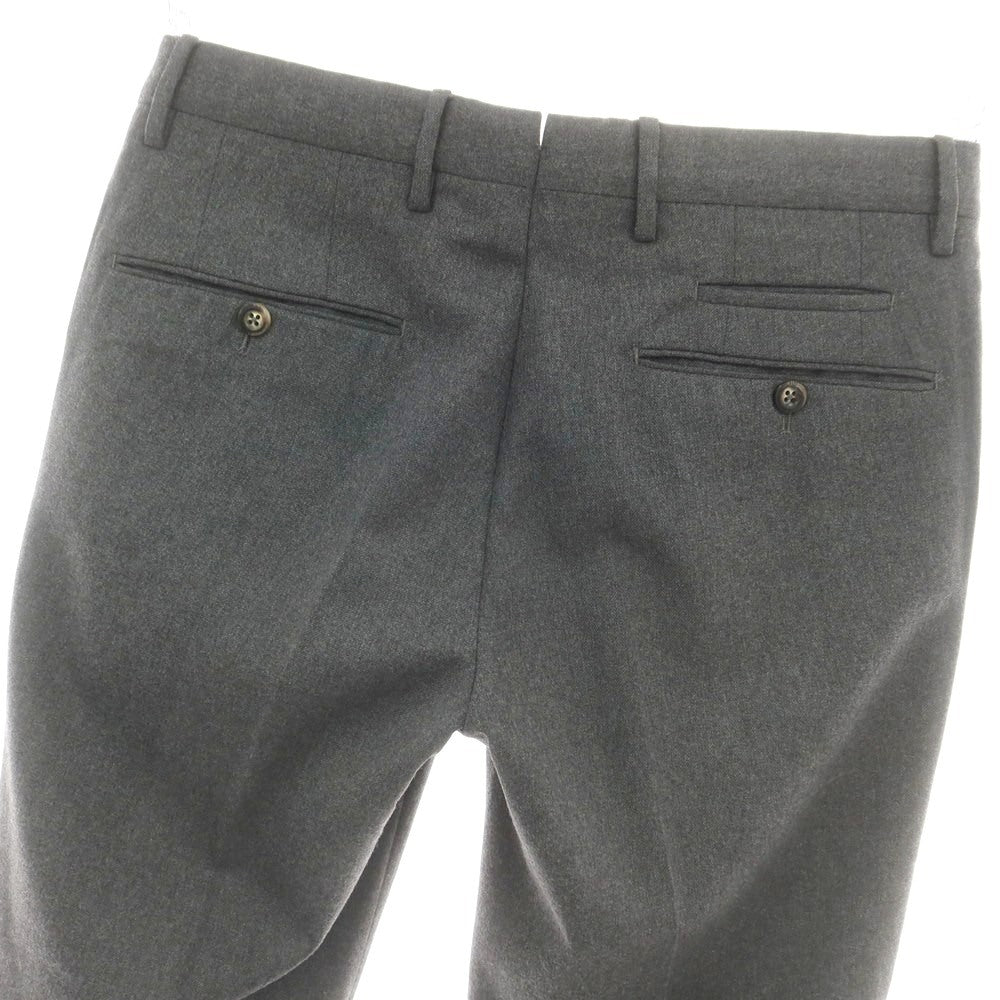 【中古】ピーティートリノ PT TORINO TRAVELLER ストレッチ ウールポリエステル カジュアルスラックスパンツ グレー【 44 】【 状態ランクB 】【 メンズ 】