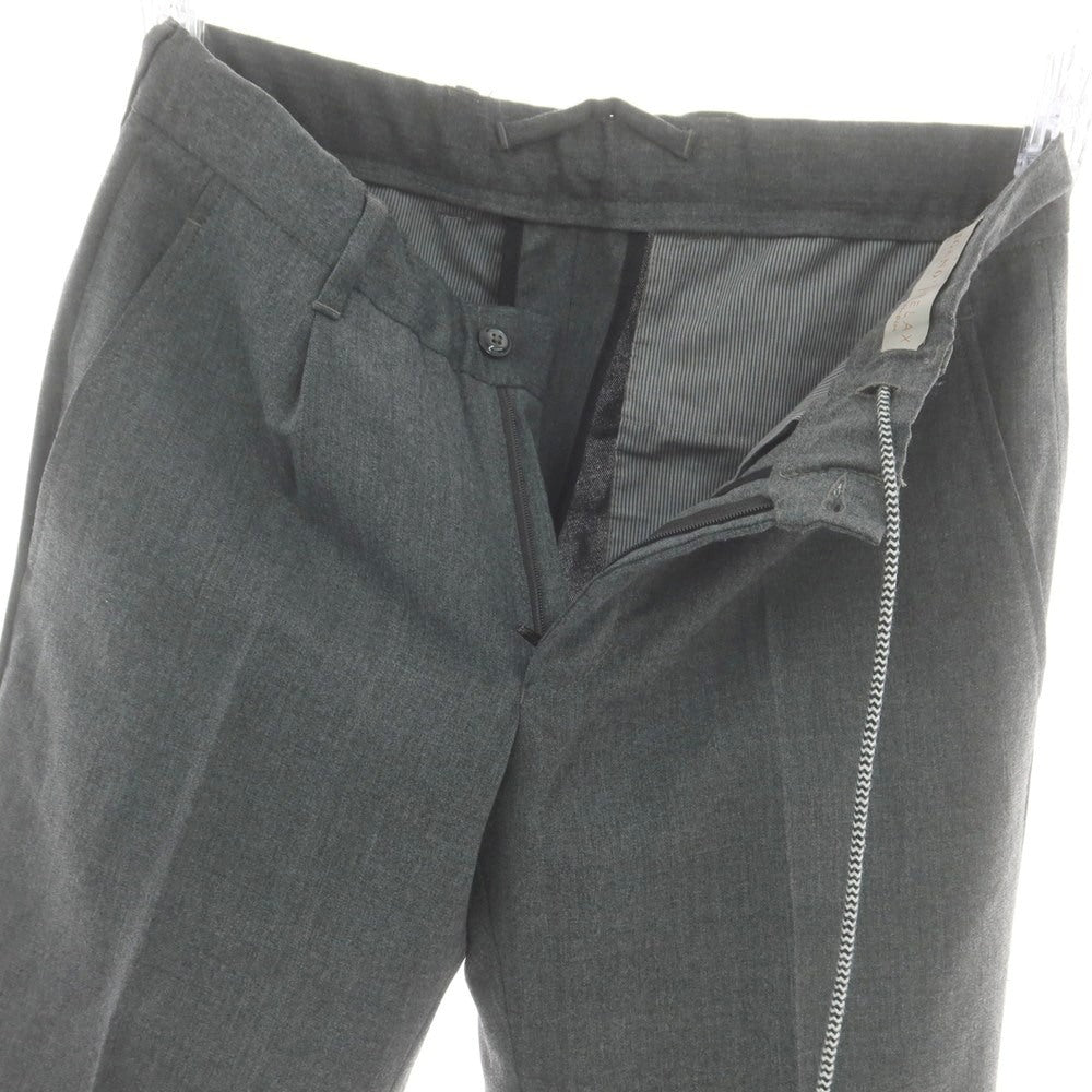 【中古】ヴィガーノ VIGANO ストレッチ ウールポリエステル イージースラックスパンツ グレー【サイズ44】【 状態ランクB 】【 メンズ 】[DPD]