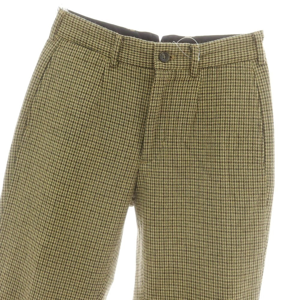 【中古】エンジニアードガーメンツ Engineered Garments ガンクラブチェック カジュアルスラックスパンツ ベージュxブラック【 30 】【 状態ランクB 】【 メンズ 】