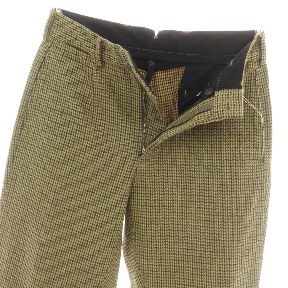 【中古】エンジニアードガーメンツ Engineered Garments ガンクラブチェック カジュアルスラックスパンツ ベージュxブラック【 30 】【 状態ランクB 】【 メンズ 】
