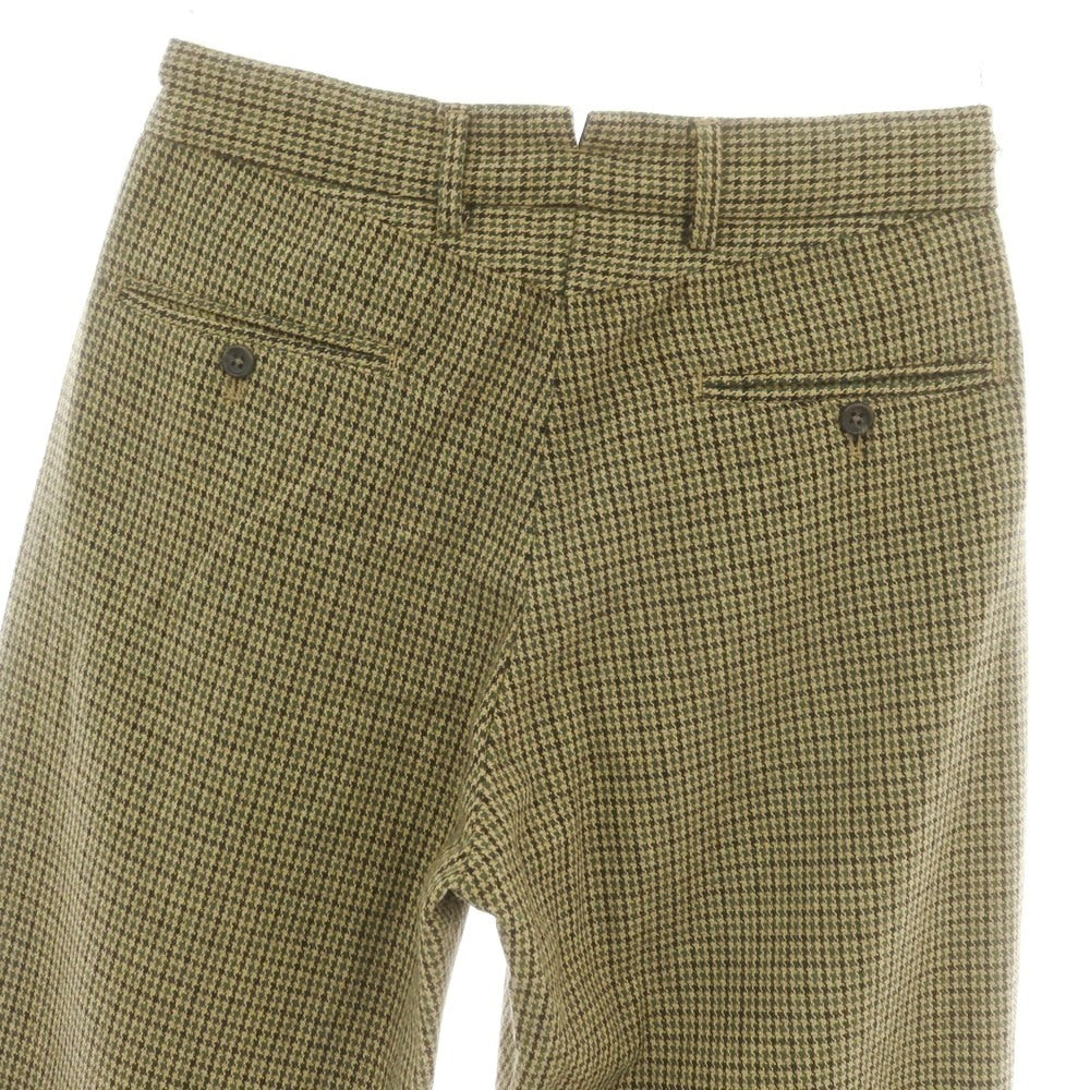 【中古】エンジニアードガーメンツ Engineered Garments ガンクラブチェック カジュアルスラックスパンツ ベージュxブラック【 30 】【 状態ランクB 】【 メンズ 】