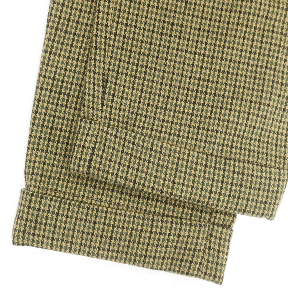 【中古】エンジニアードガーメンツ Engineered Garments ガンクラブチェック カジュアルスラックスパンツ ベージュxブラック【 30 】【 状態ランクB 】【 メンズ 】