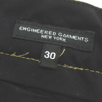 【中古】エンジニアードガーメンツ Engineered Garments ガンクラブチェック カジュアルスラックスパンツ ベージュxブラック【 30 】【 状態ランクB 】【 メンズ 】