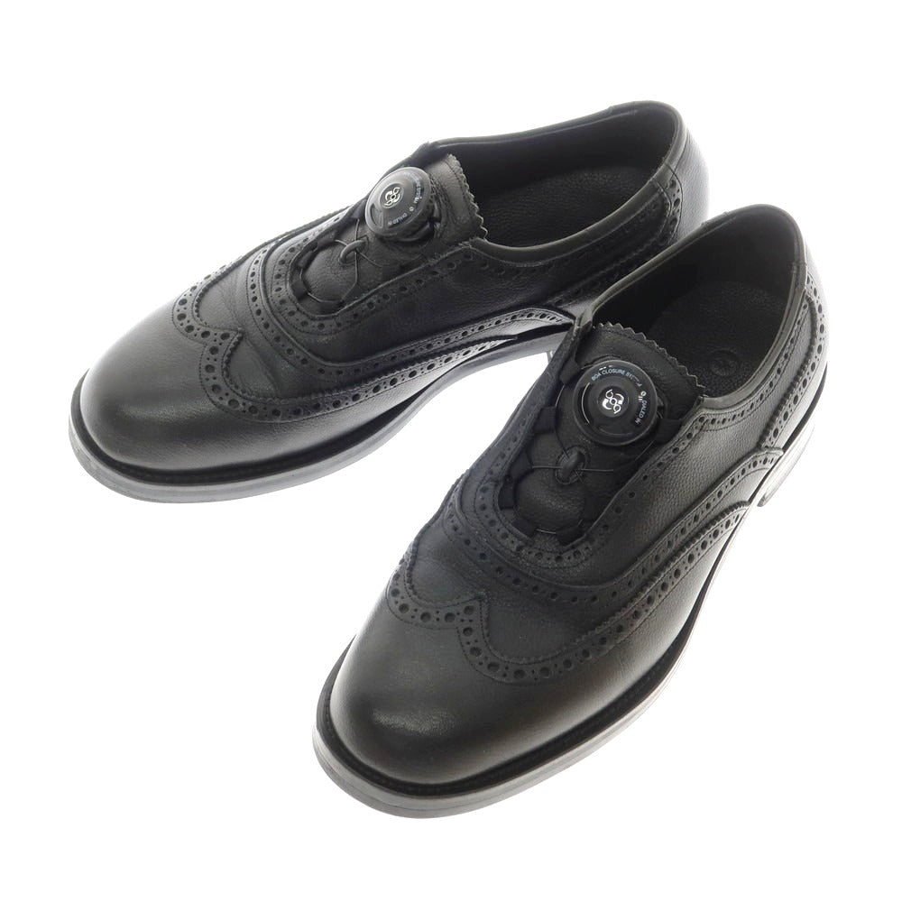 【中古】スペクタス SPECTUSSHOECO lacing system ウイングチップ ドレスシューズ ブラック【 25cm 】【 状態ランクB 】【 メンズ 】[EPD]