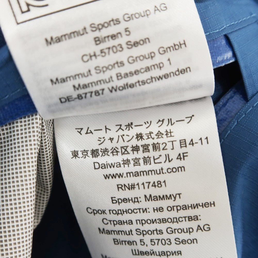 [Used] Mammut Microlayer Nylon Shell Jacket Blue [XL] [Condition Rank B] [Men&
