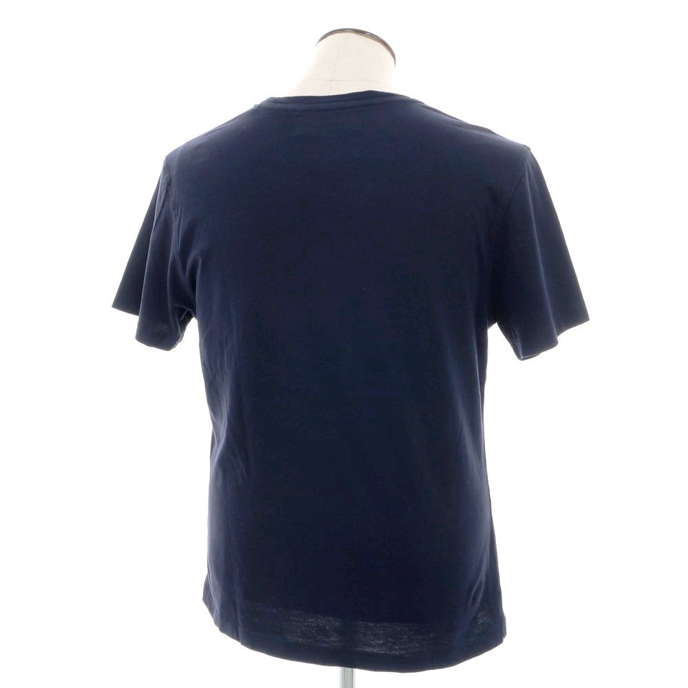 [Used] Hydrogen Cotton Crew Neck Short Sleeve T-Shirt Navy [L] [Condition Rank C] [Men&