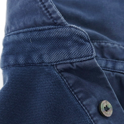 【中古】バランタイン BALLANTYNE コットン 半袖ポロシャツ ライトネイビー【 Ｍ 】【 状態ランクD 】【 メンズ 】