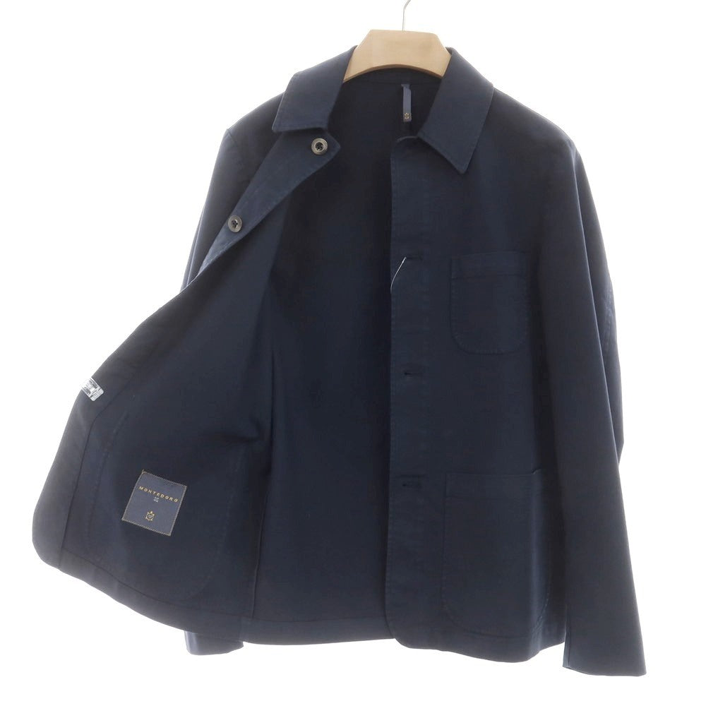 [Used] Montedoro Stretch Cotton Coverall Jacket Navy [44] [Condition Rank B] [Men&