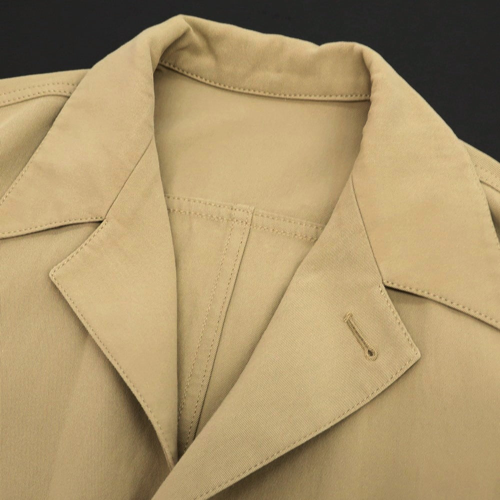 【中古】カモシタ camoshita コットン 4つボタン 半袖 ジャケット ベージュ【 S 】【 状態ランクB 】【 メンズ 】