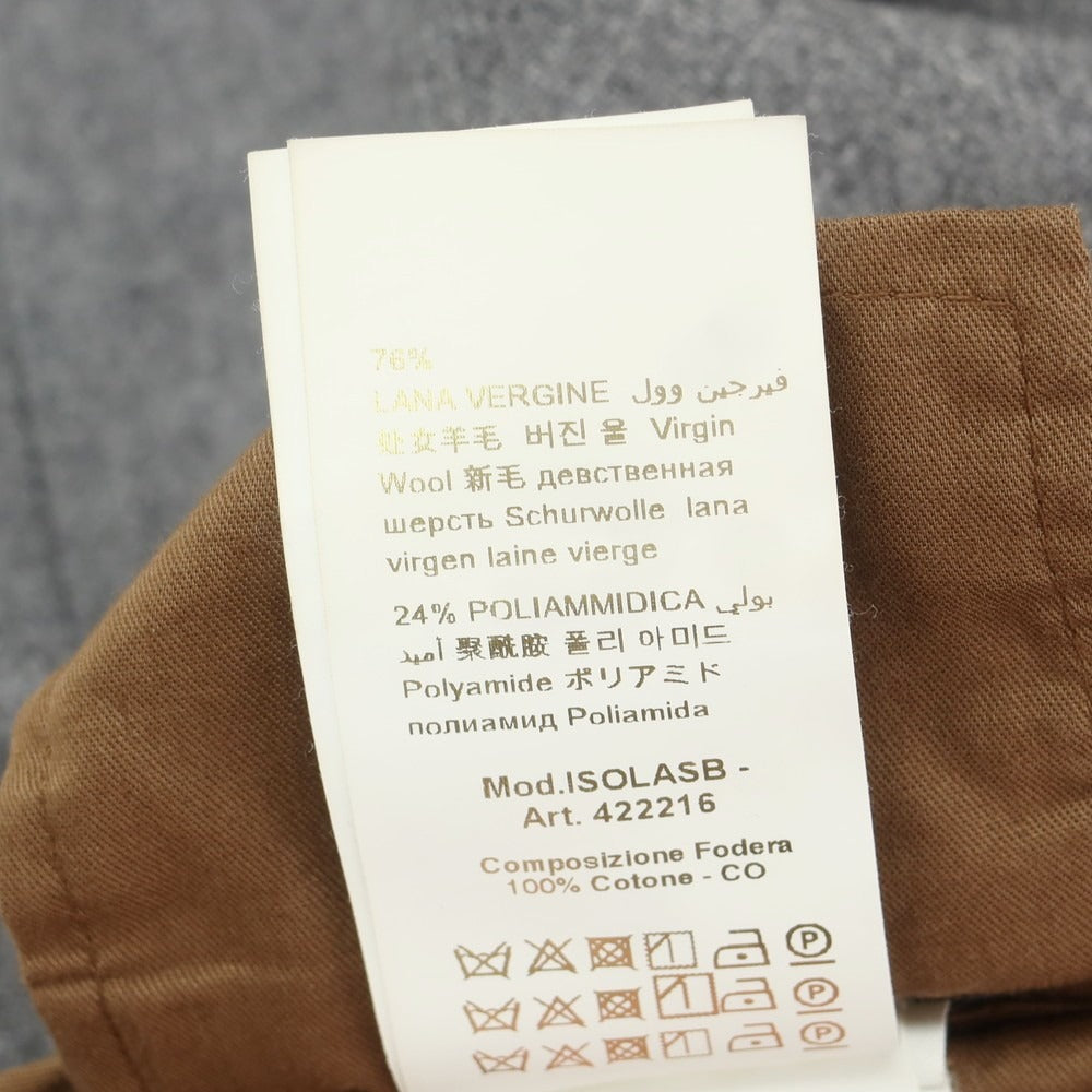 【中古】ブリリア1949 BRIGLIA 1949 ウールナイロン イージー イージースラックスパンツ グレー【 42 】【 状態ランクC 】【 メンズ 】 [APD]