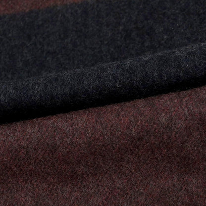 【中古】カナーリ CANALI カシミヤ マフラー ボルドーxダークネイビー【 状態ランクA 】【 メンズ 】