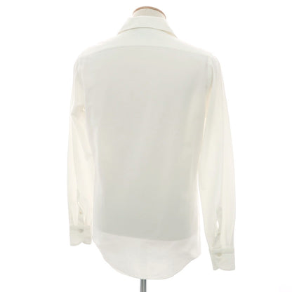 【中古】フィナモレ Finamore コットン イタリアンカラー カジュアルシャツ ホワイト【 XS 】【 状態ランクB 】【 メンズ 】
