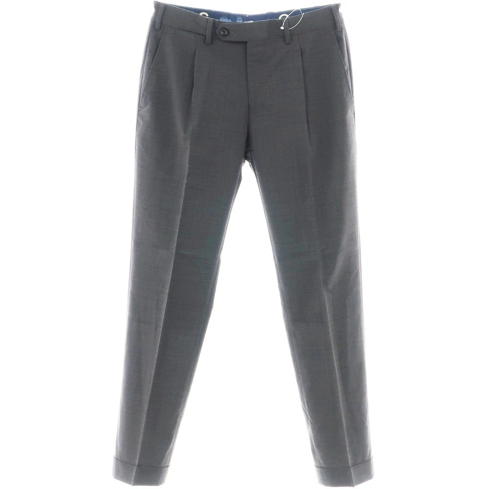 [Used] GERMANO TRAVEL EDITION CITY Stretch Wool Polyester Dress Slacks Pants Dark Gray [44] [Condition Rank C] [Men&