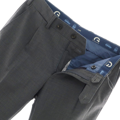 [Used] GERMANO TRAVEL EDITION CITY Stretch Wool Polyester Dress Slacks Pants Dark Gray [44] [Condition Rank C] [Men&
