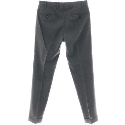 [Used] GERMANO TRAVEL EDITION CITY Stretch Wool Polyester Dress Slacks Pants Dark Gray [44] [Condition Rank C] [Men&