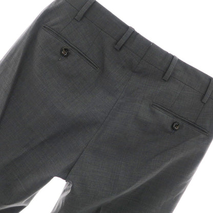 [Used] GERMANO TRAVEL EDITION CITY Stretch Wool Polyester Dress Slacks Pants Dark Gray [44] [Condition Rank C] [Men&