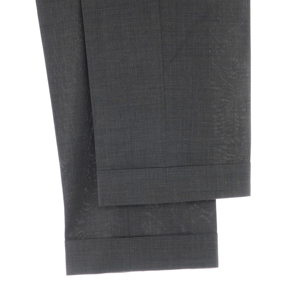 [Used] GERMANO TRAVEL EDITION CITY Stretch Wool Polyester Dress Slacks Pants Dark Gray [44] [Condition Rank C] [Men&