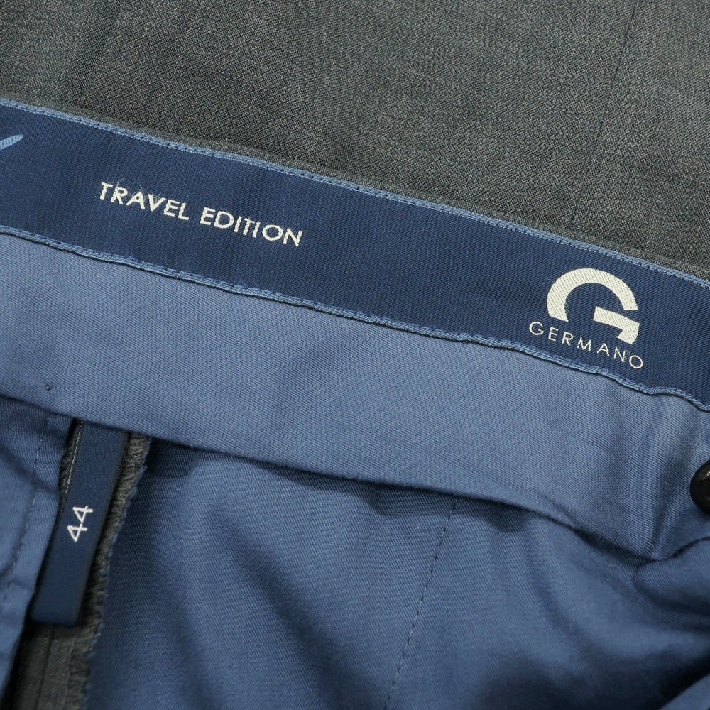 [Used] GERMANO TRAVEL EDITION CITY Stretch Wool Polyester Dress Slacks Pants Dark Gray [44] [Condition Rank C] [Men&