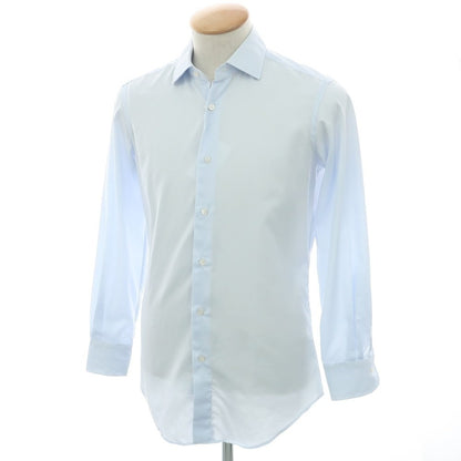 【中古】アルコディオ ARCODIO コットン セミワイドカラー ドレスシャツ ライトブルー【 37 】【 状態ランクC 】【 メンズ 】